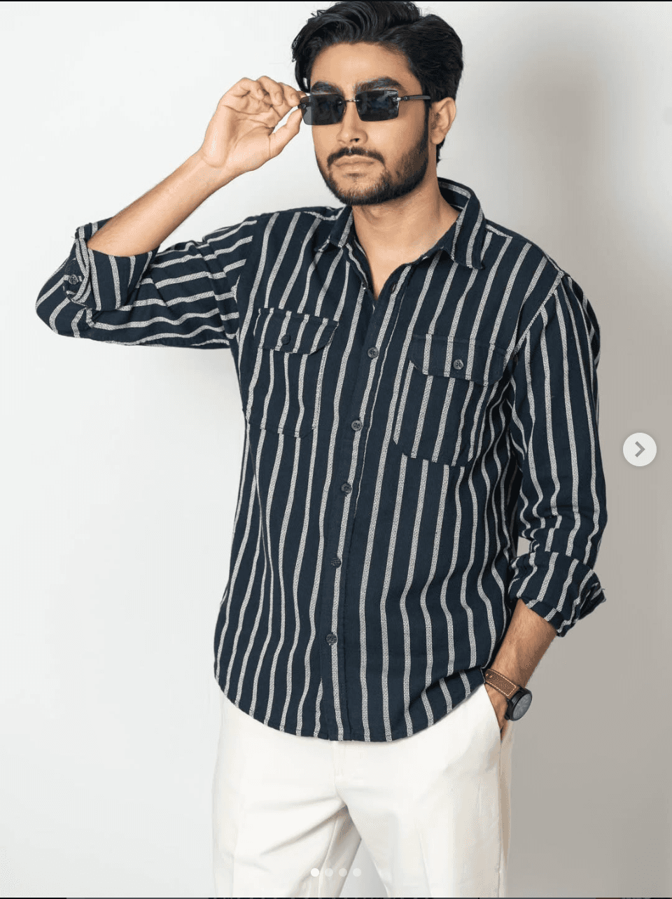 Midnight Navy Stripe
